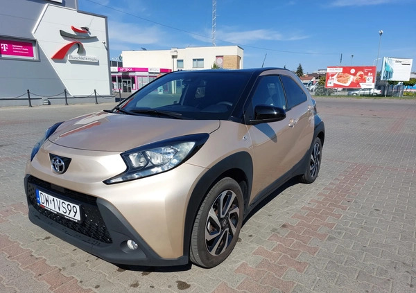 Toyota Aygo X cena 71900 przebieg: 7780, rok produkcji 2023 z Wieluń małe 56